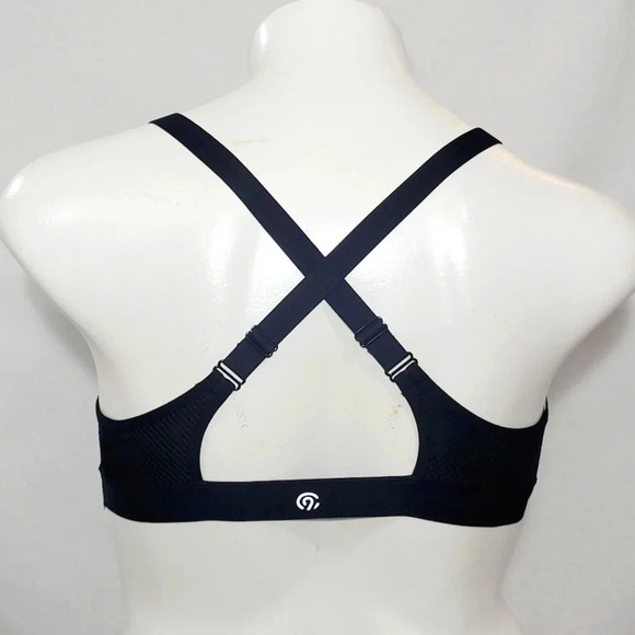 LARGE Champion C9 N9704 Mesh Cami Wire Free Sports Bra Black NWT New with Tag - Picture 4 of 7